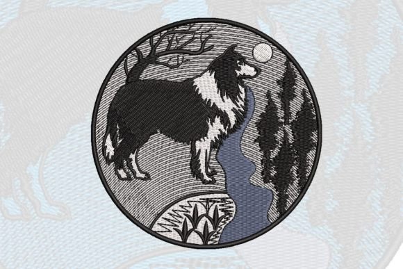 Collie Dog Embroidery Review