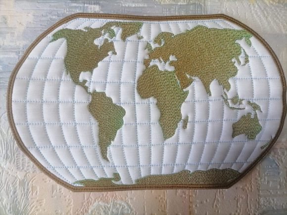 Earth Machine Embroidery Napkin Design Review