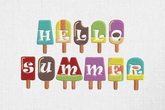 Hello Summer Colorful Ice Cream Review