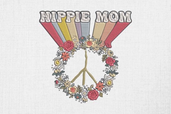 Hippie Mom Floral Peace Sign Review