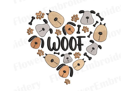 I Love Dog Machine Embroidery Design Review