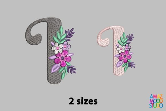 Letter I Floral Monogram Review for Handmade Gifts