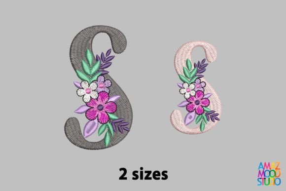 Letter S Floral Monogram Review for Handmade Gifts