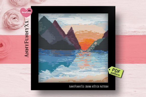 Nature Cross Stitch Pattern PDF Mountain Review