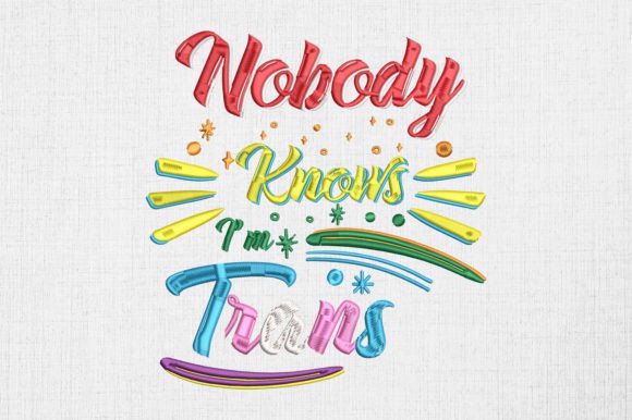 Nobody Knows I m Trans LGBTQ Pride Review
