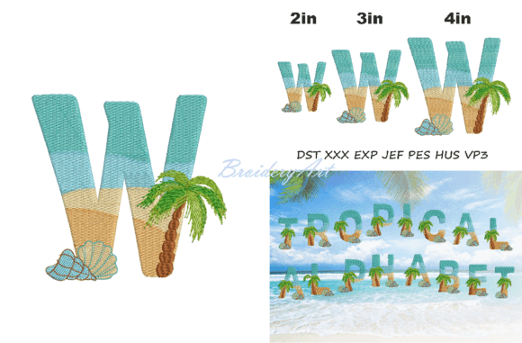 Tropical Font W: A Designer's Review for Craft Fairs